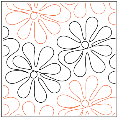 Apricot Moon's Daisy Doodles - Pantograph