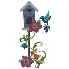 Hummingbird Garden - Block #3 - Applique