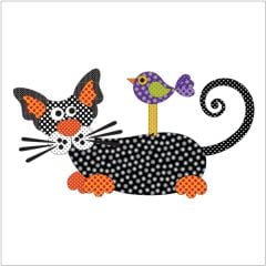 Alley Catz - Block #9 - Applique