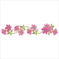 Daisy Dotz - Pink - Table Runner / Panel