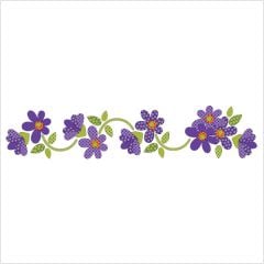 Daisy Dotz - Violet - Table Runner / Panel