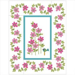 Daisy Dotz - Large - Pink - Applique Quilt