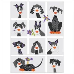 Dog Park - Quilt - 10 Block - Set - Applique Quilt