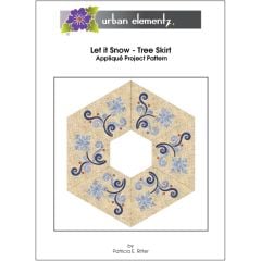 Let it Snow - Tree Skirt - Applique Project Pattern 