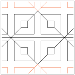 Melissa's Diamond Square - Pantograph