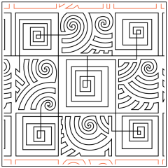 Modern 9 Patch - Pantograph