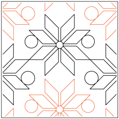 Modern Poinsettia - Pantograph