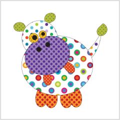 Noah's Ark - Hippo - Applique