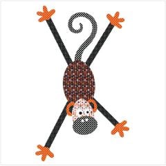 Safari - Monkey - Block #3 - Applique