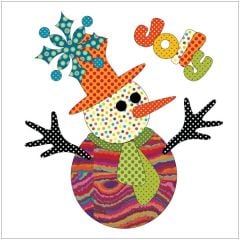 Santa's Little Helpers - Snowman - Applique